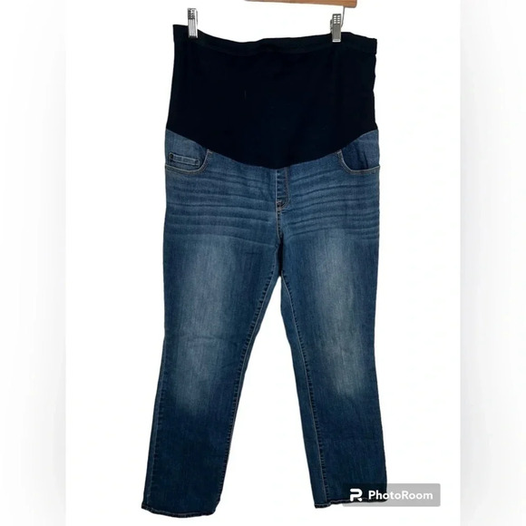 Liz Lange For Target Size 16 Bootcut Maternity Jeans - Picture 1 of 3